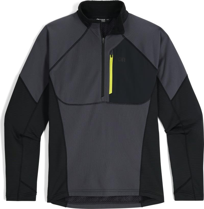 Deviator Fleece Half Zip - Mens - Storm / Black 1