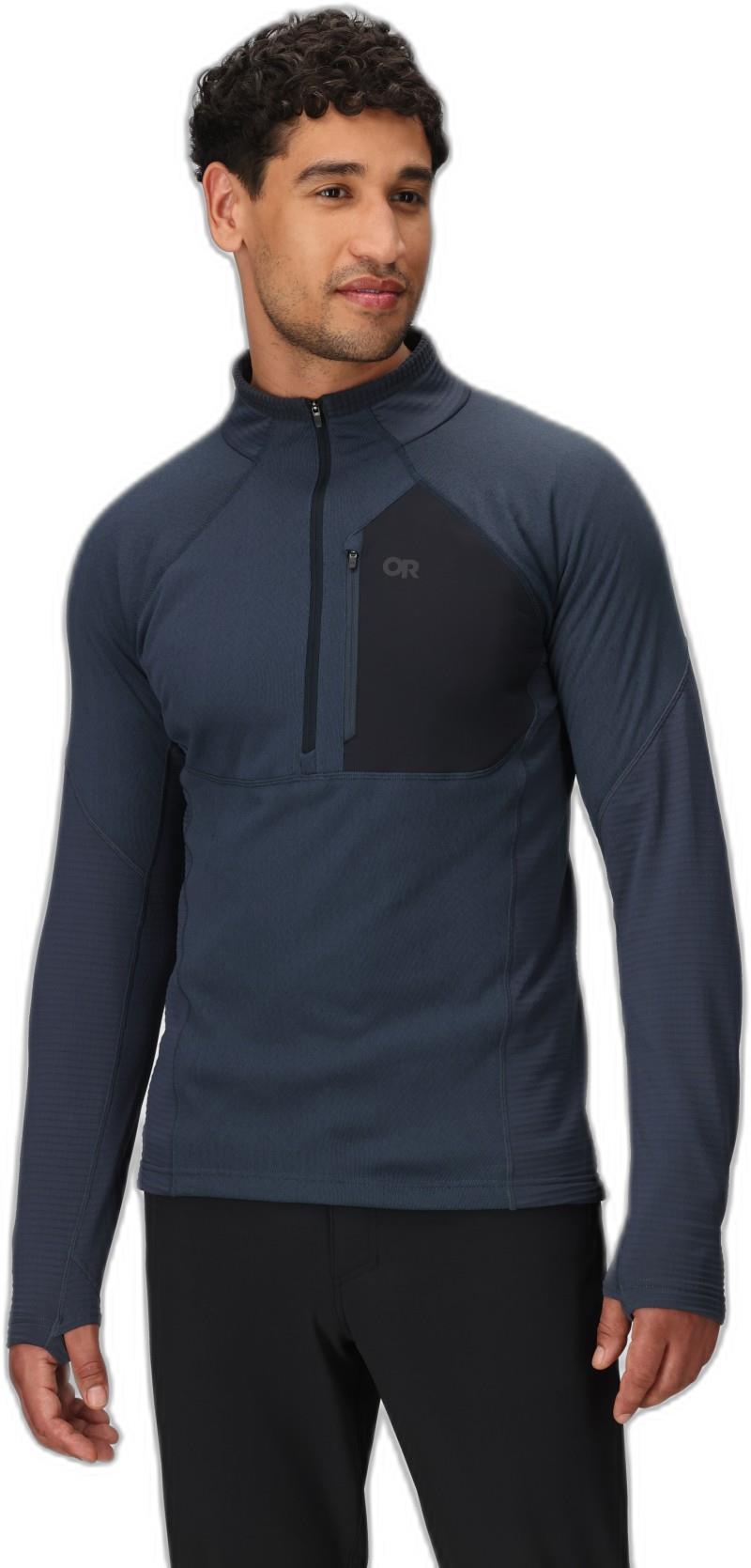 Deviator Fleece Half Zip - Mens - atlantic 1