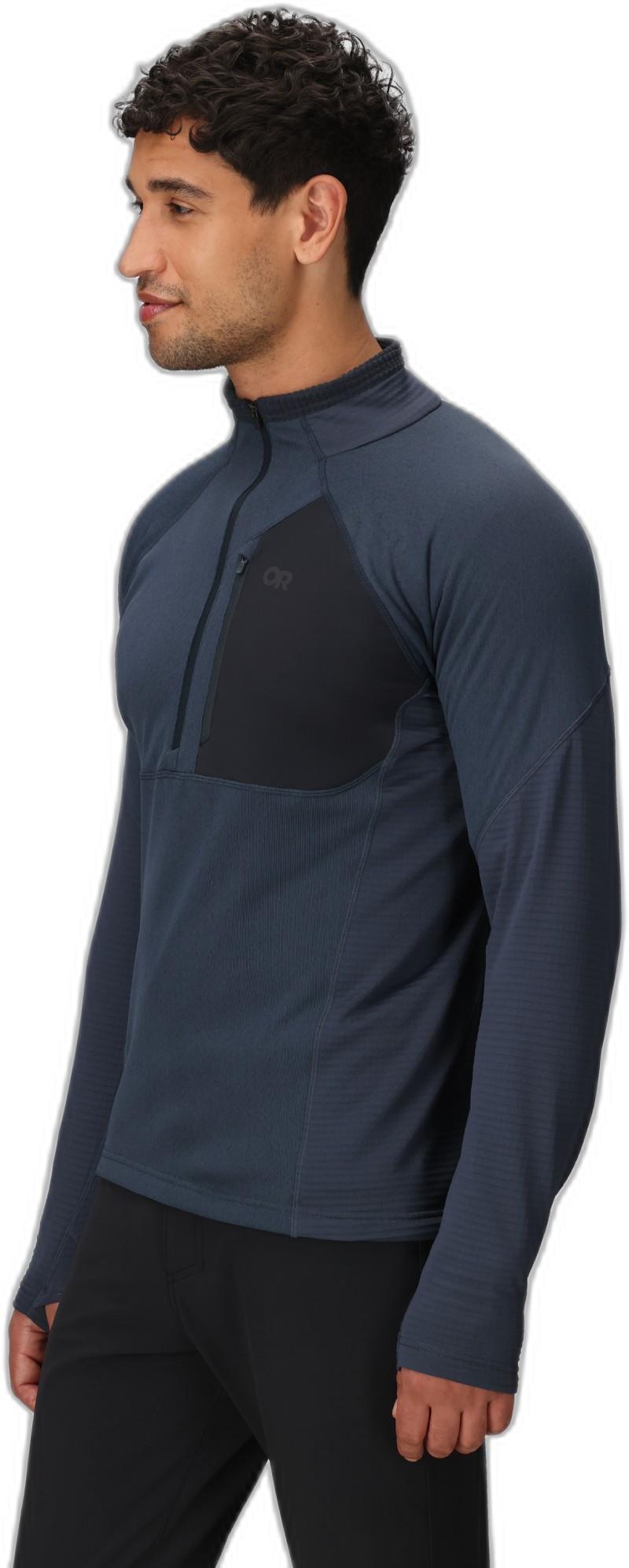 Deviator Fleece Half Zip - Mens - atlantic 1