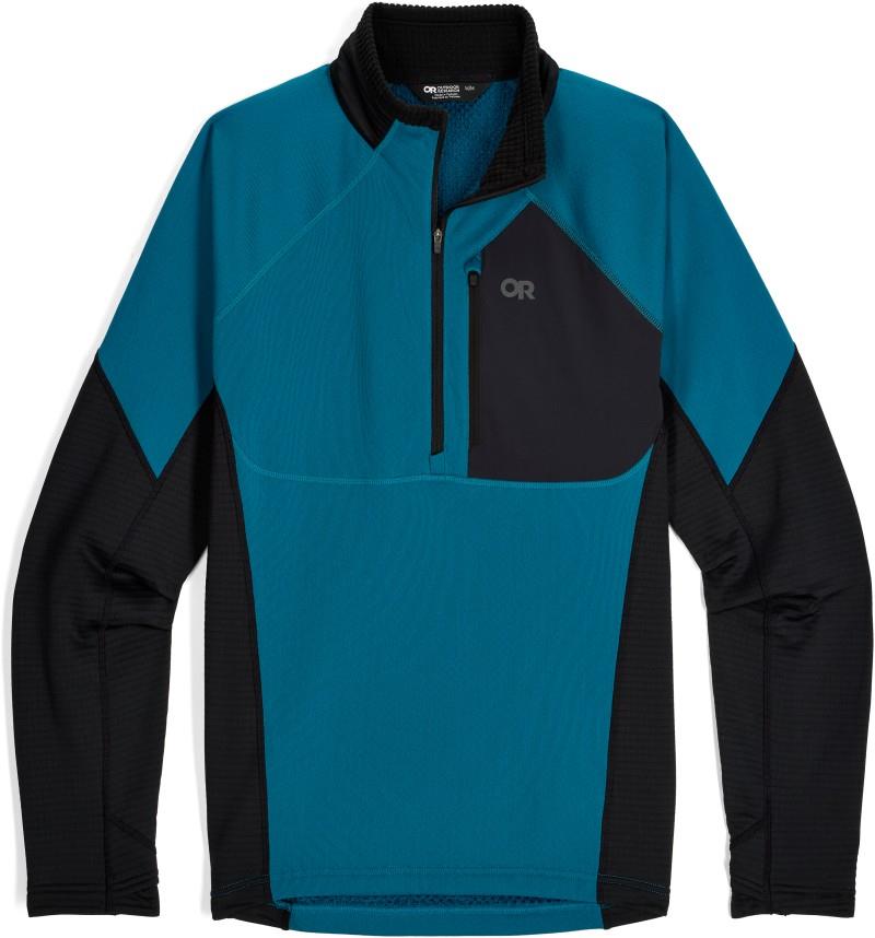 Deviator Fleece Half Zip - Mens - aurora / black 1