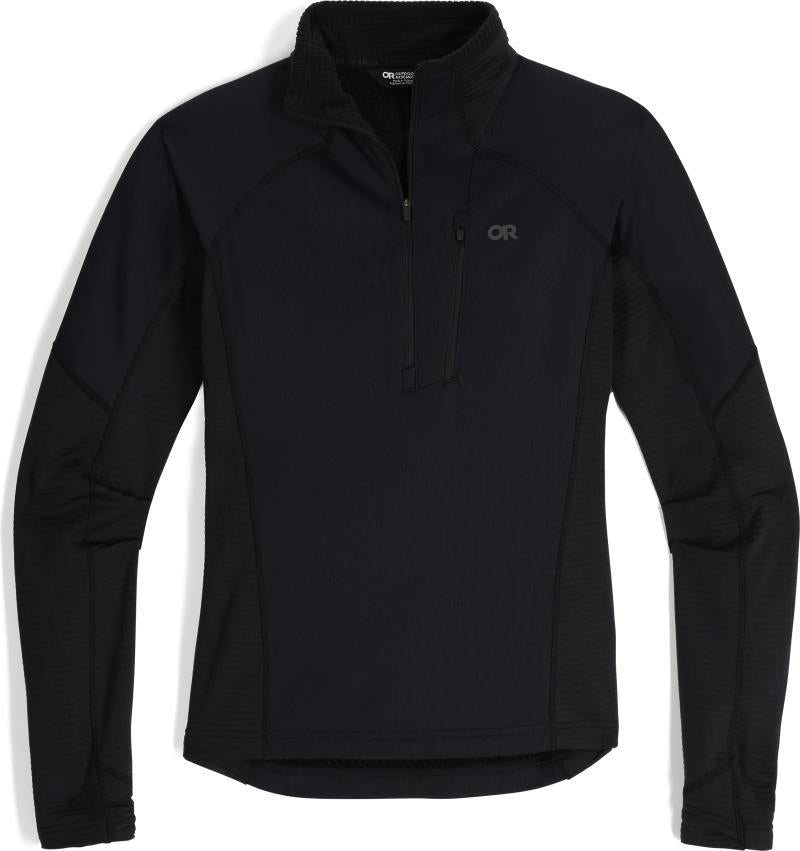 Deviator Fleece Half Zip - Womens - Black 1