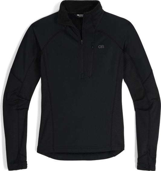 Deviator Fleece Half Zip - Womens - Black 1