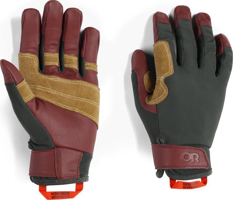 Direct Route II Gloves - Charcoal / Brick 1