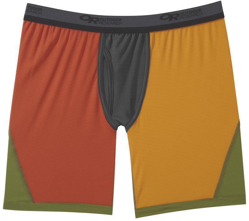 Echo Boxer Briefs - Mens - Burnt Orange Multi 1