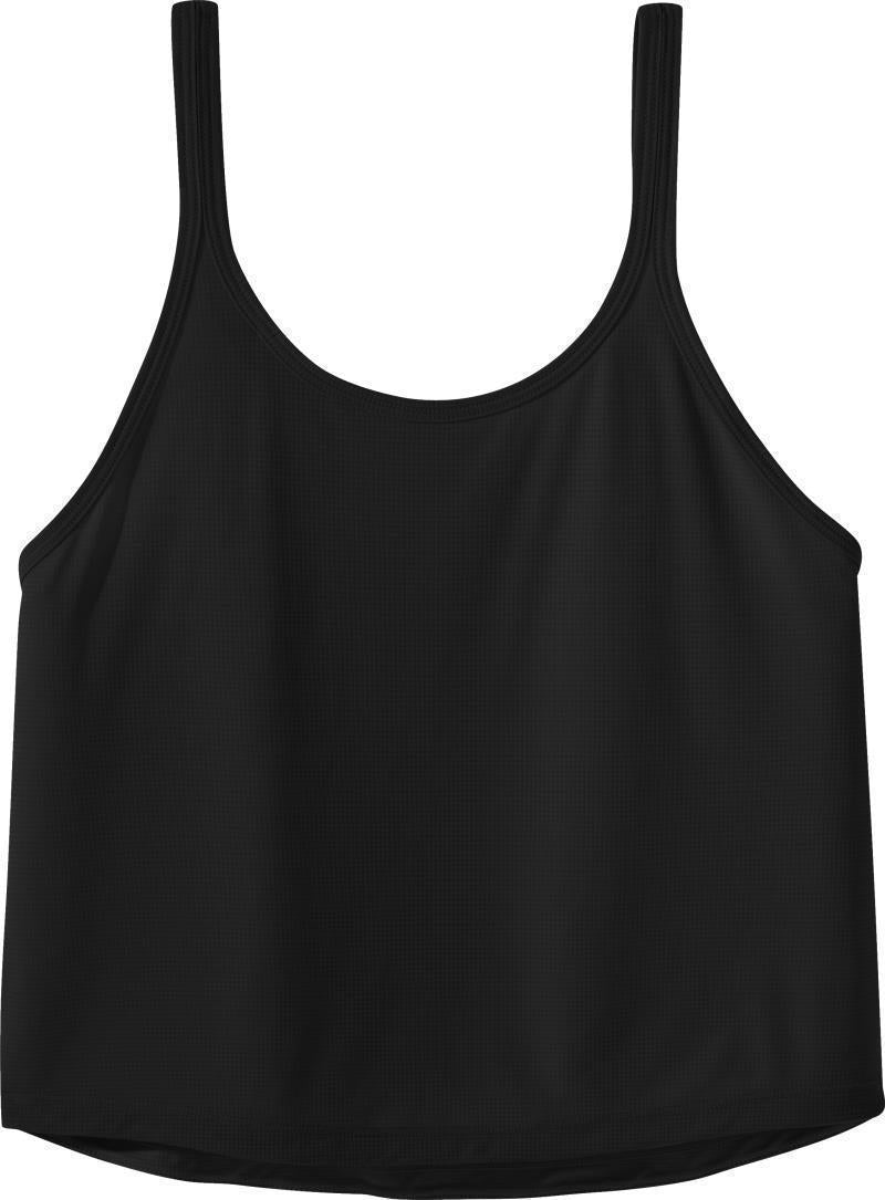 Echo Crop Tank - Womens - Black 1