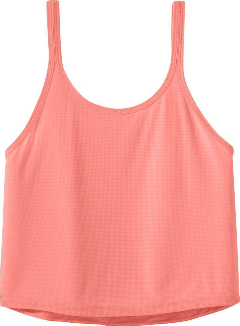 Echo Crop Tank - Womens - Guava 1