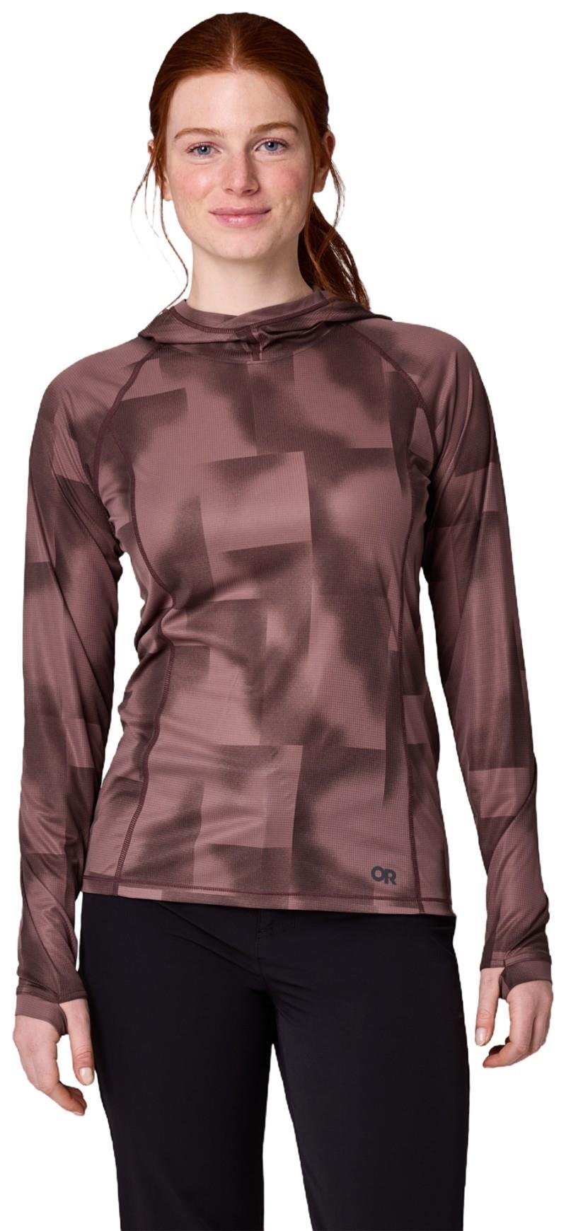 Echo Hoodie - Womens - terrestrial vapor print 1