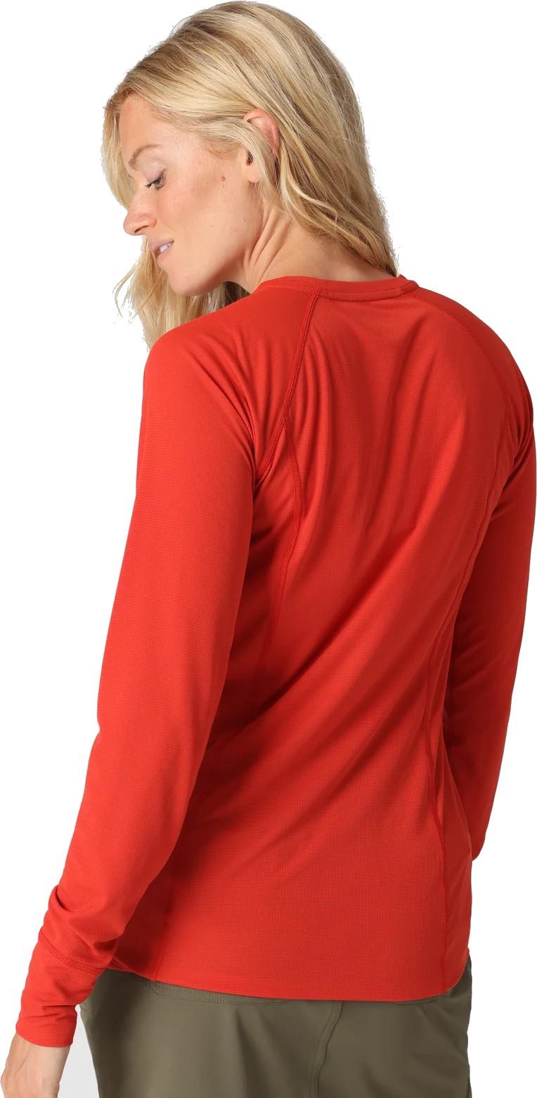 Echo LS Tee - Womens - cardinal 1
