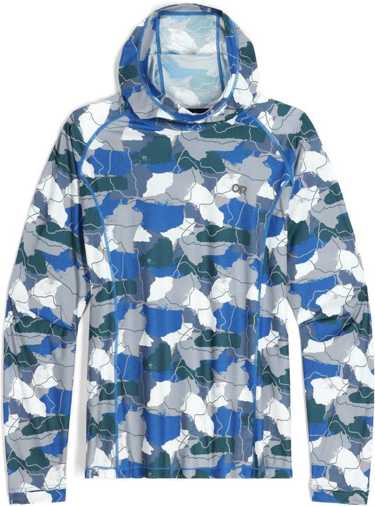 Echo Printed Hoodie - Mens - Classic Blue Camo 1