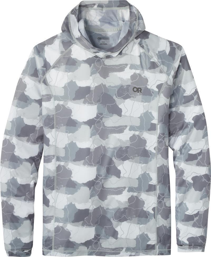 Echo Printed Hoodie - Mens - Snow Camo 1