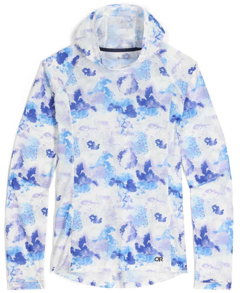Echo Printed Hoodie - Womens - Lavender Watercolor 1