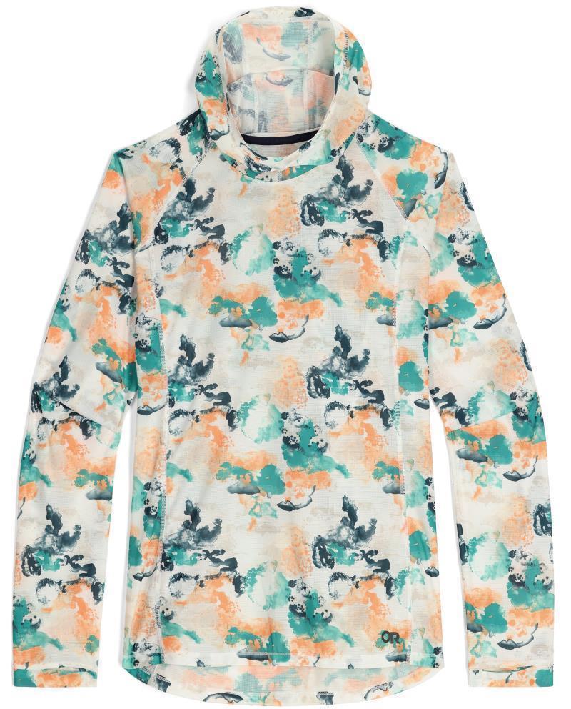 Echo Printed Hoodie - Womens - Tropical Watercolor 1