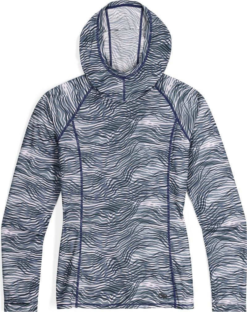 Echo Printed Hoodie - Womens - summit nori 1