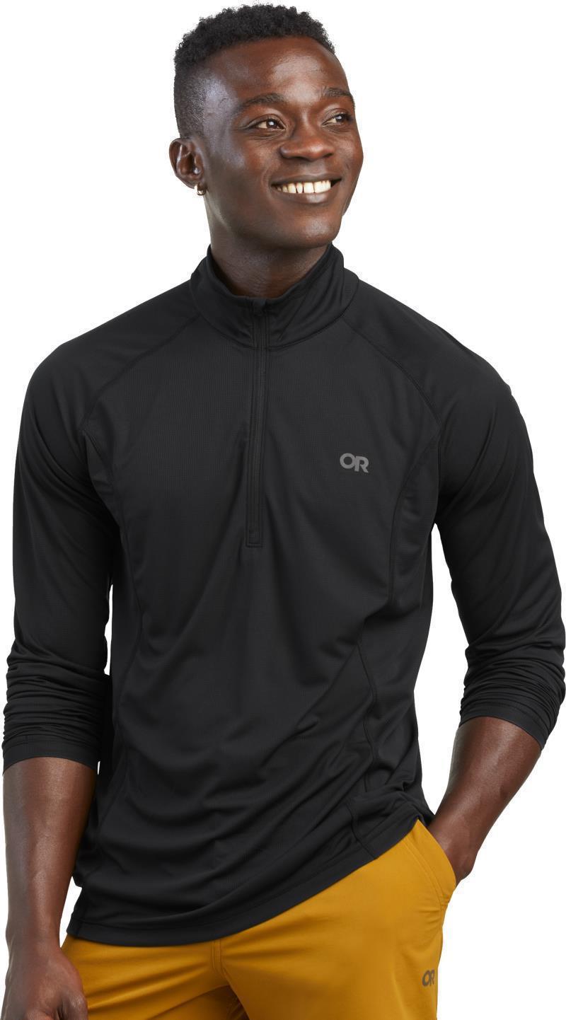 Echo Quarter Zip - Mens - Black 2