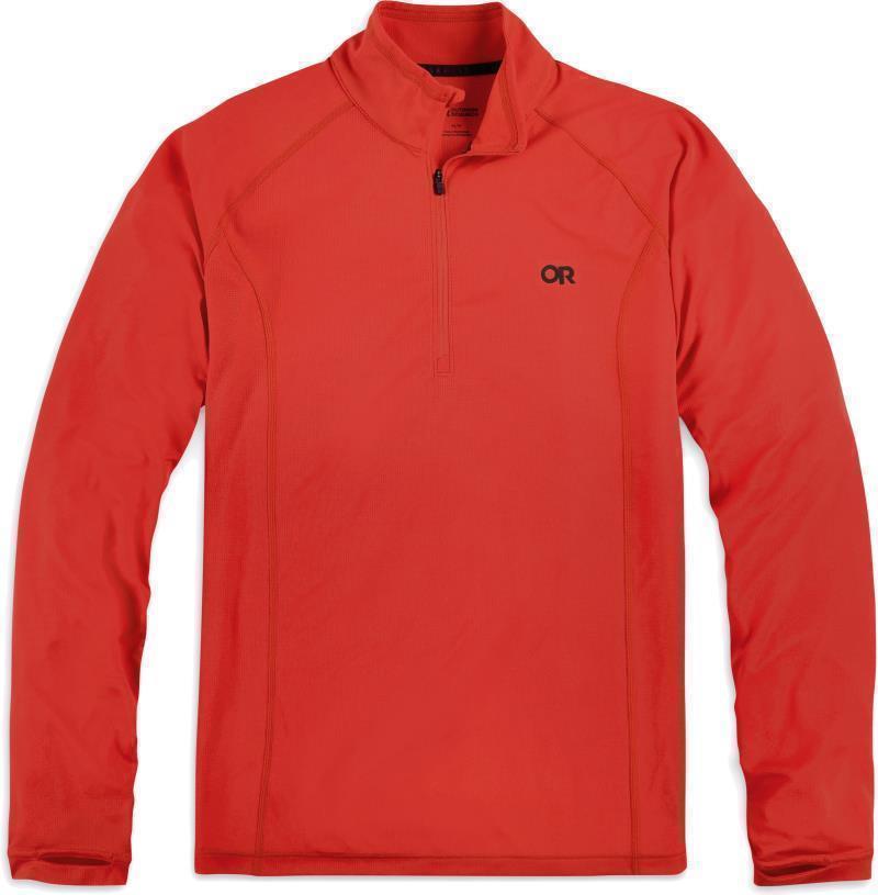 Echo Quarter Zip - Mens - Cranberry 1