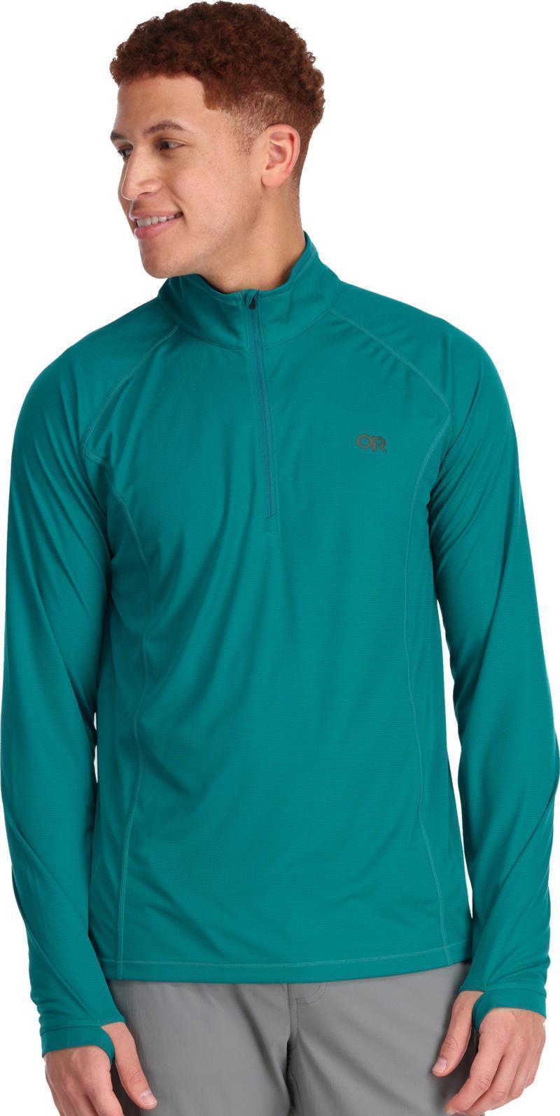 Echo Quarter Zip - Mens - Deep Lake 2