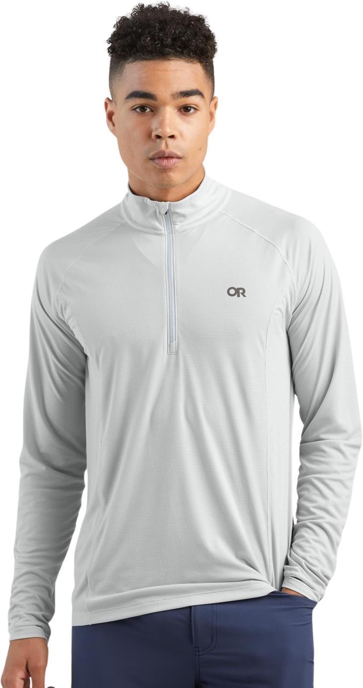 Echo Quarter Zip - Mens - Pebble 2