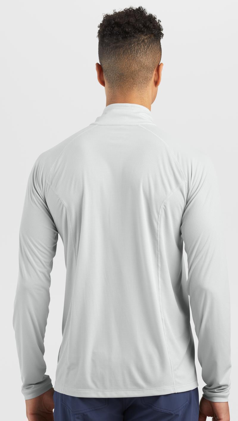 Echo Quarter Zip - Mens - Pebble 3