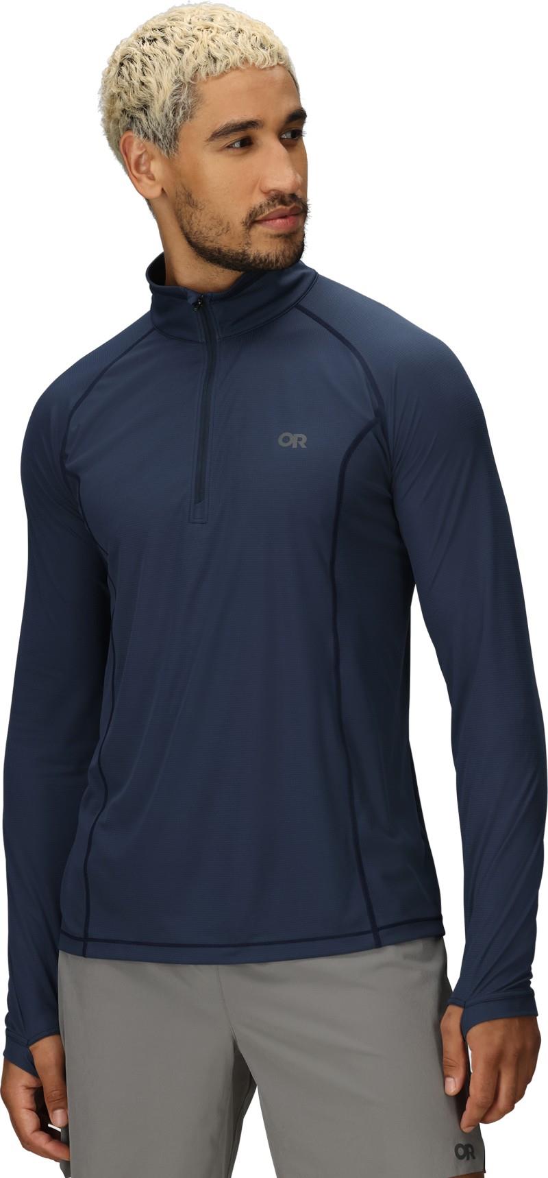 Echo Quarter Zip - Mens - naval blue 1
