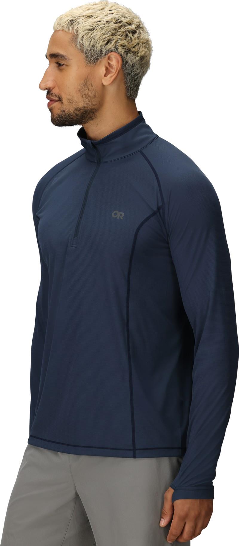 Echo Quarter Zip - Mens - naval blue 1