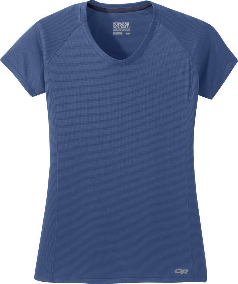 Echo SS Tee - Womens - Chambray 1