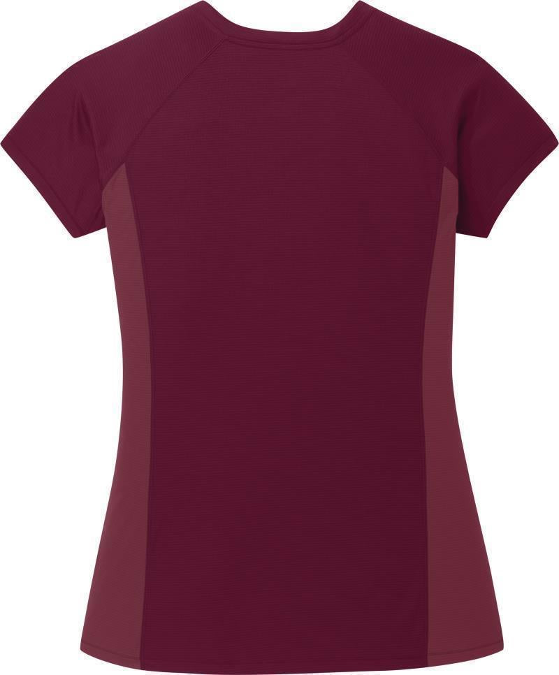 Echo SS Tee - Womens - Crimson / Clay 2
