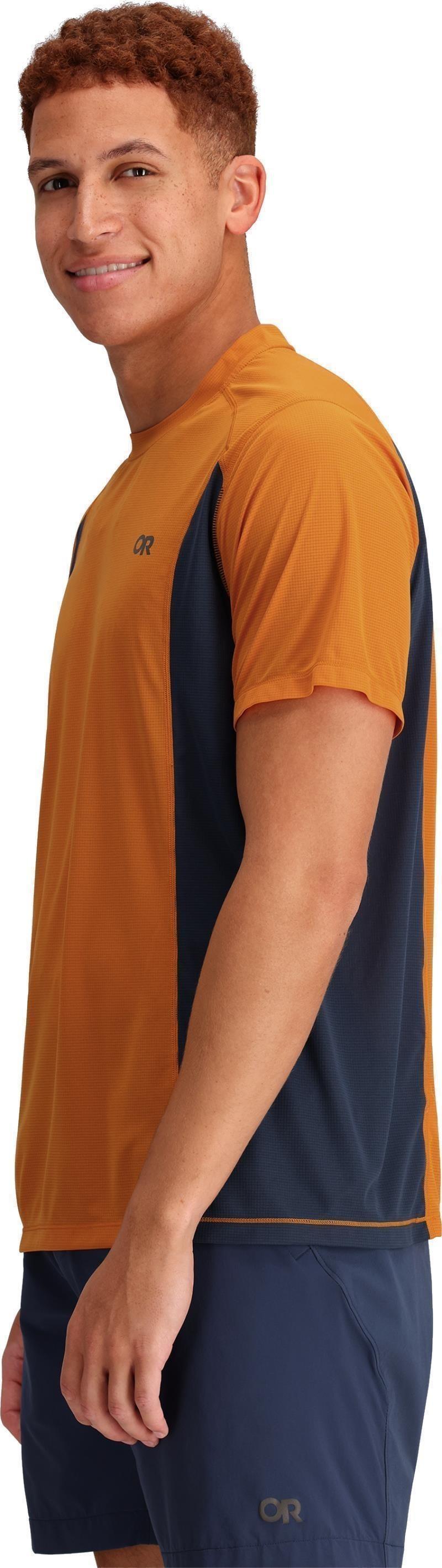 Echo T-Shirt - Mens - marmalade / naval blue 1