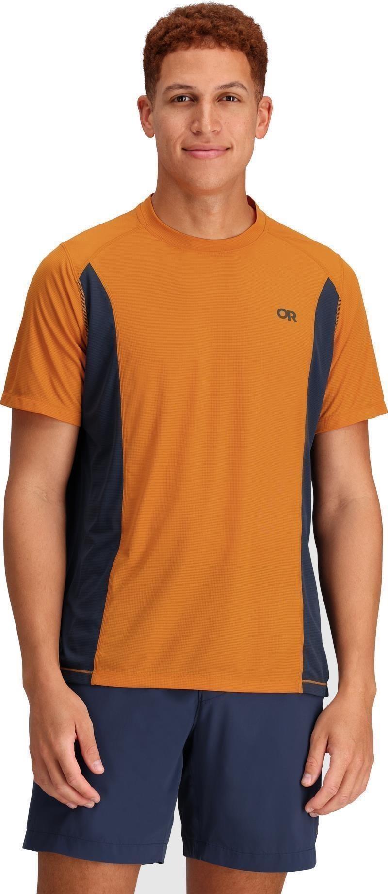 Echo T-Shirt - Mens - marmalade / naval blue 1