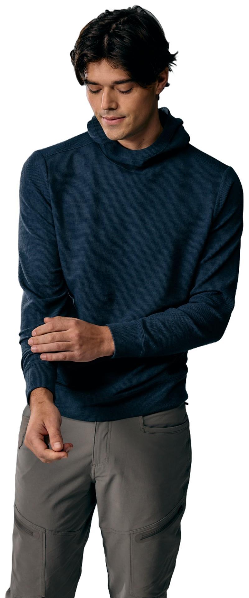 Eclipse Waffle Hoodie - Mens - atlantic 1
