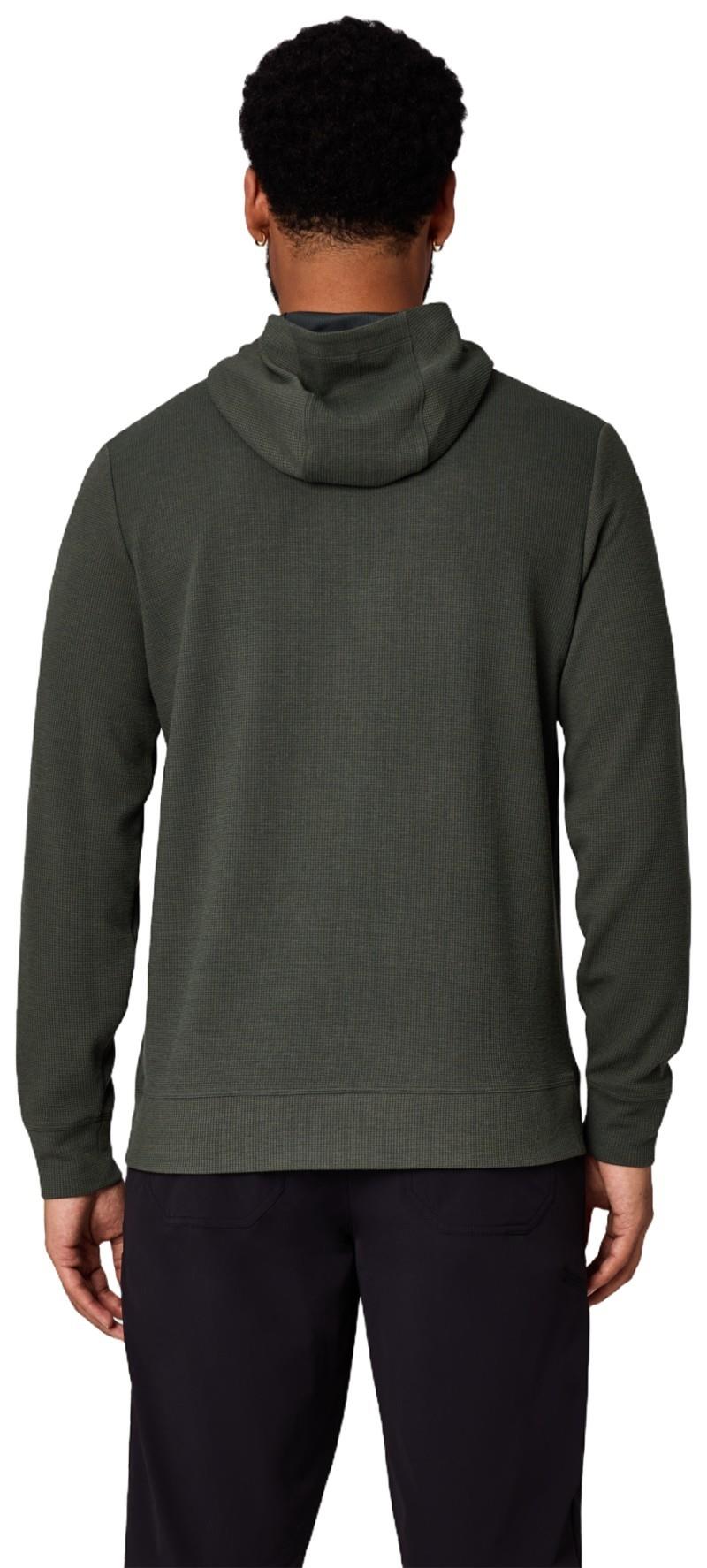 Eclipse Waffle Hoodie - Mens - dark laurel 1