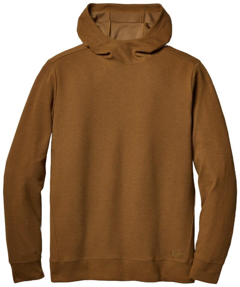 Eclipse Waffle Hoodie - Mens - pecan 1
