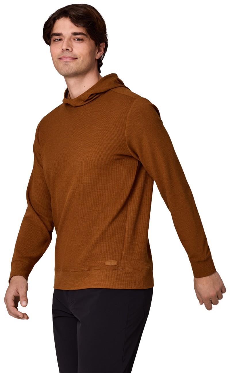 Eclipse Waffle Hoodie - Mens - pecan 1