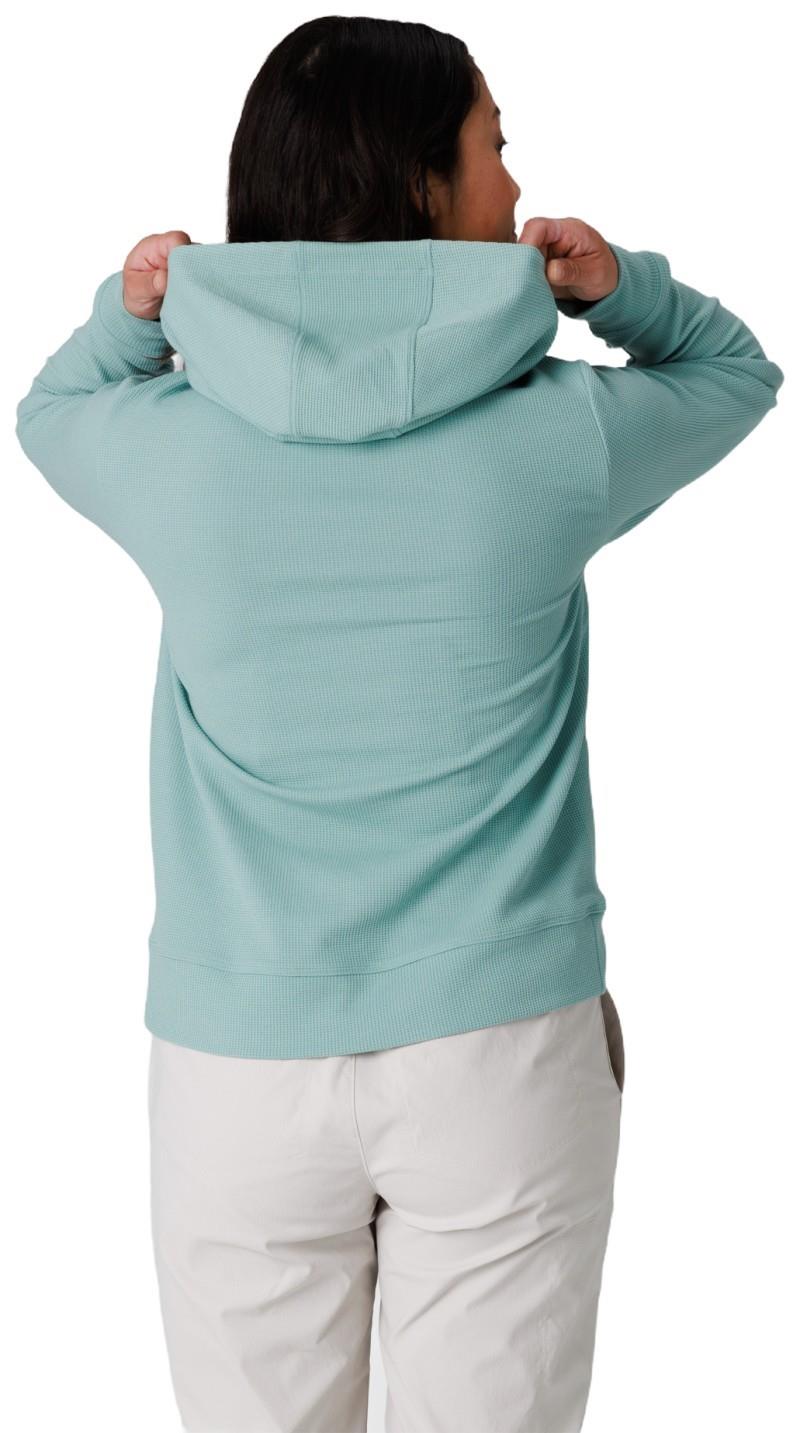 Eclipse Waffle Hoodie - Womens - thyme 1