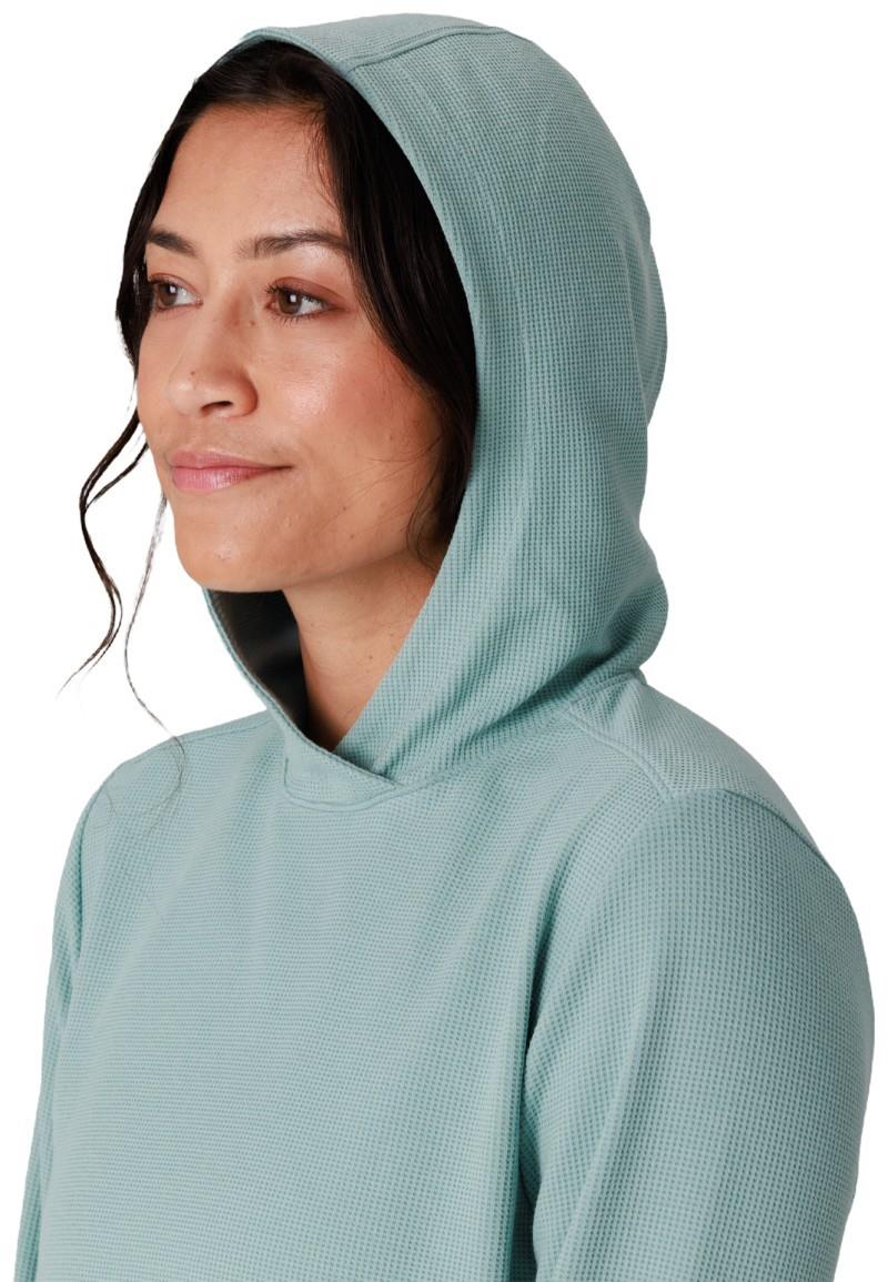 Eclipse Waffle Hoodie - Womens - thyme 1