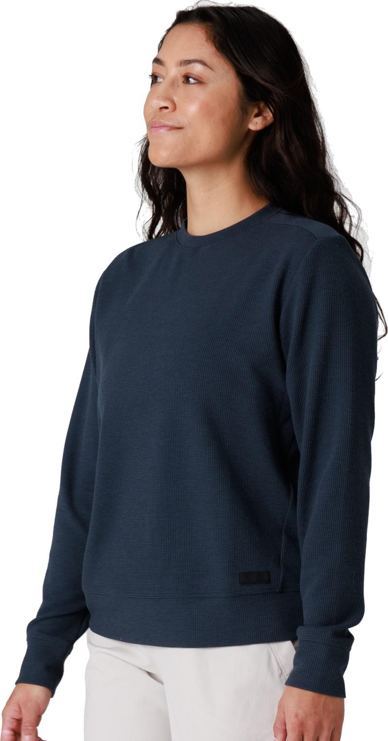 Eclipse Waffle LS Tee - Womens - atlantic 1