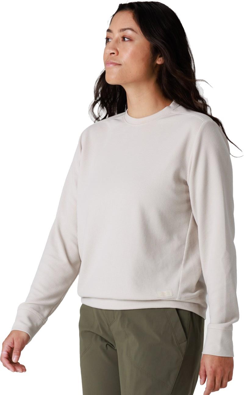 Eclipse Waffle LS Tee - Womens - oyster 1