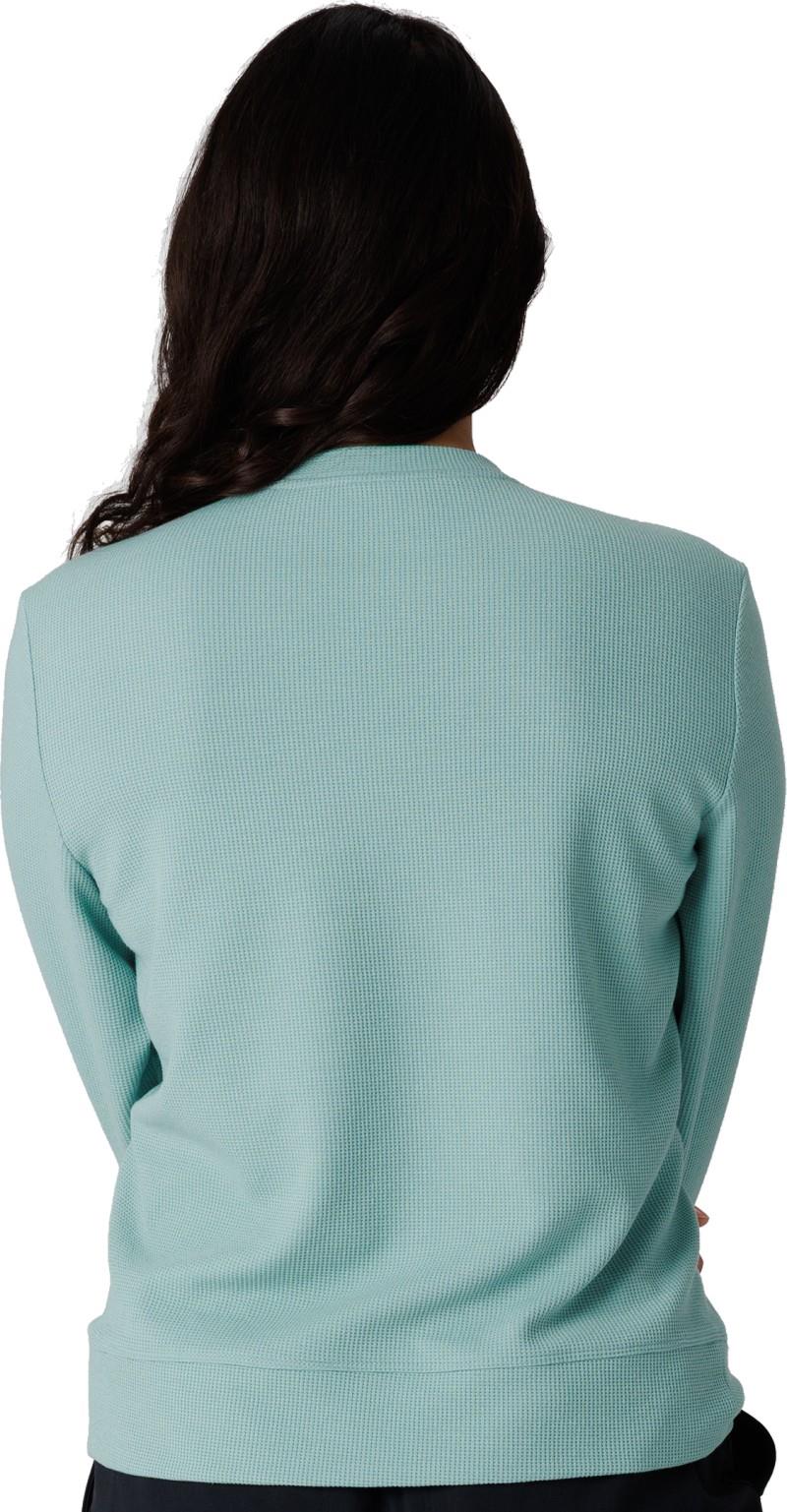 Eclipse Waffle LS Tee - Womens - thyme 1