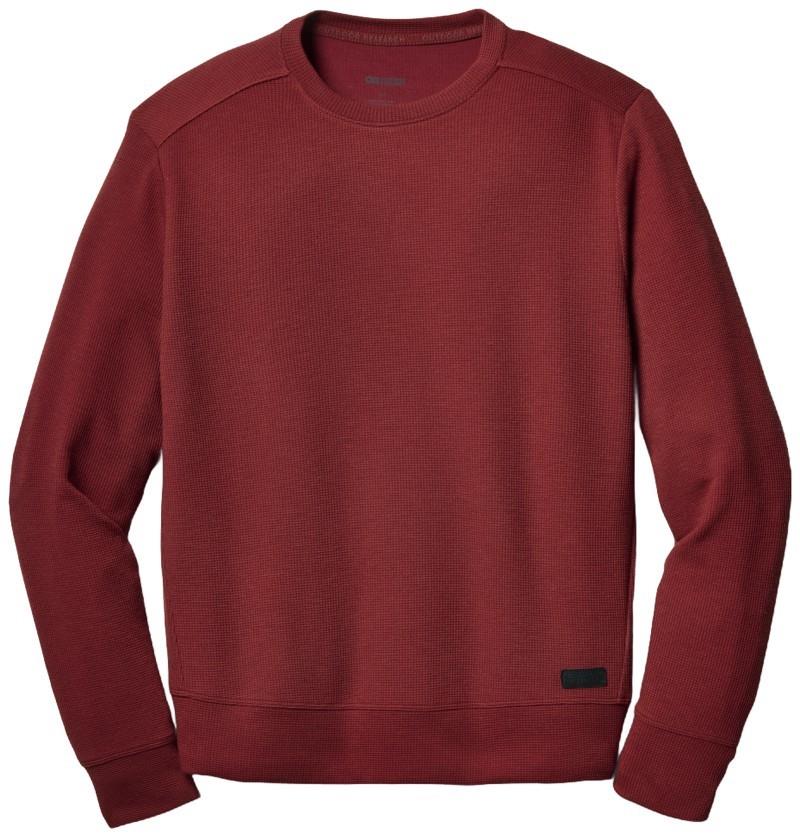 Eclipse Waffle LS Tee - Womens - vermillion 1