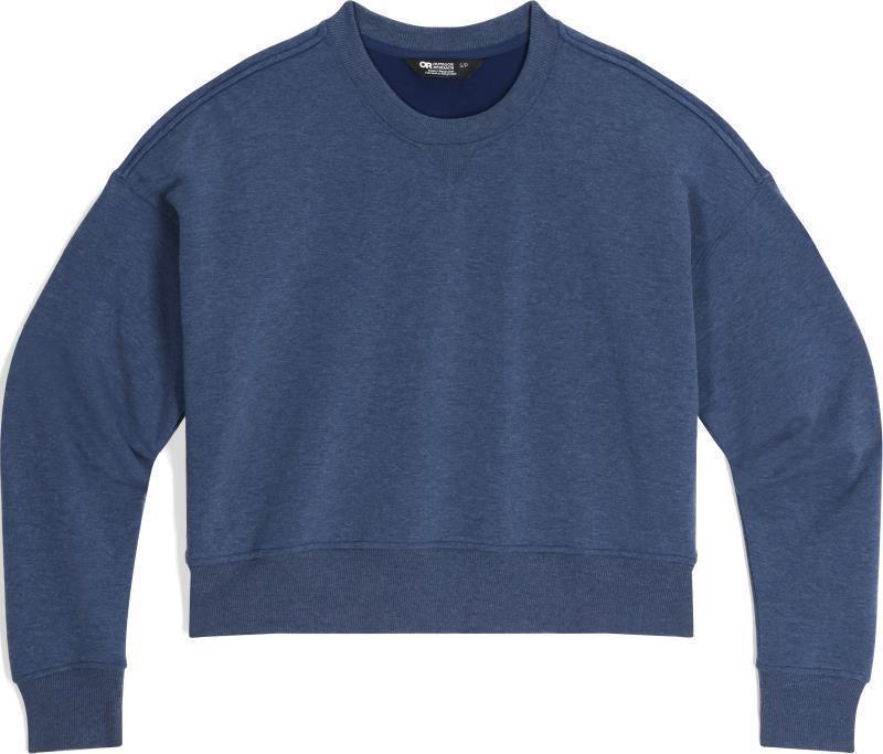 Essential Fleece Crew - Womens - Cenote 1