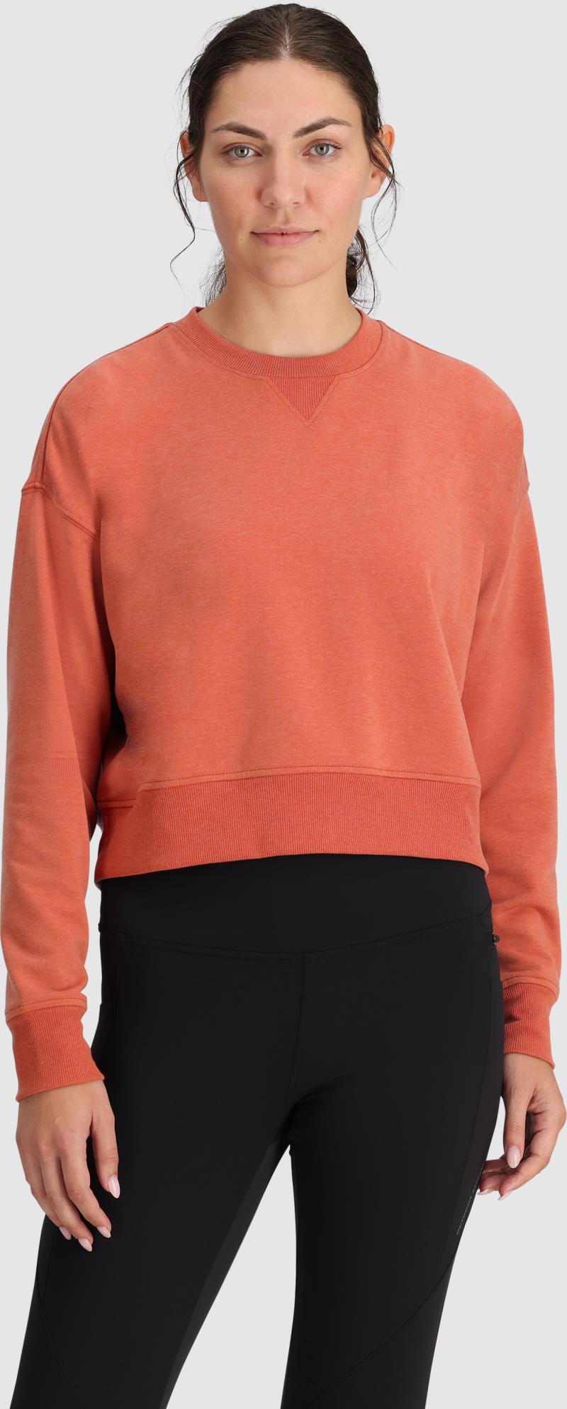 Essential Fleece Crew - Womens - Light Terra 2