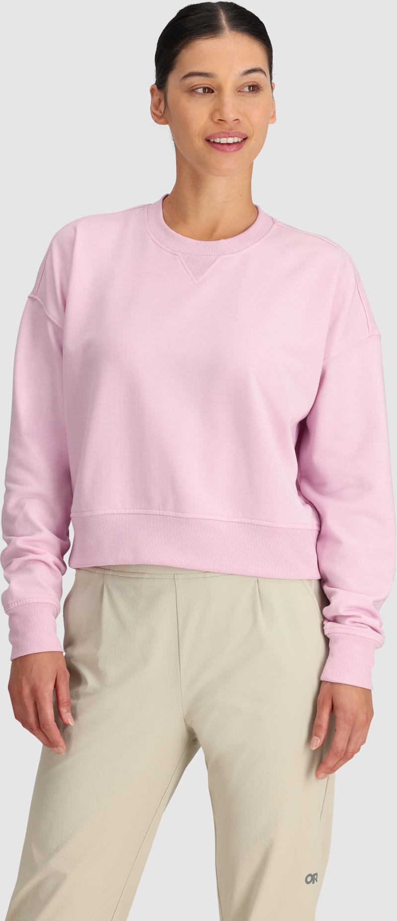 Essential Fleece Crew - Womens - Margarita 2