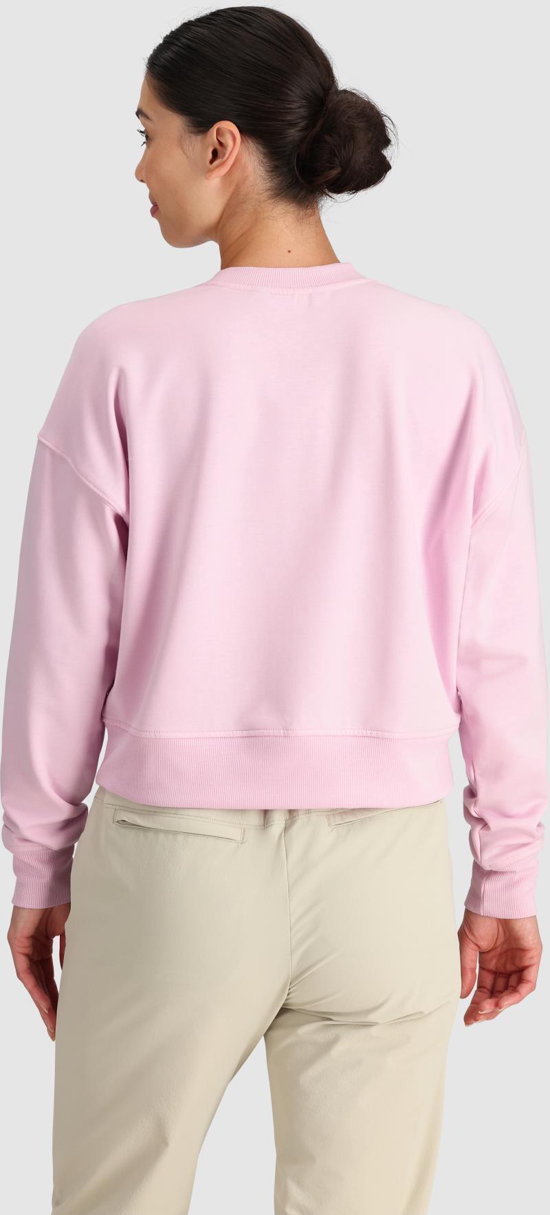 Essential Fleece Crew - Womens - Margarita 4