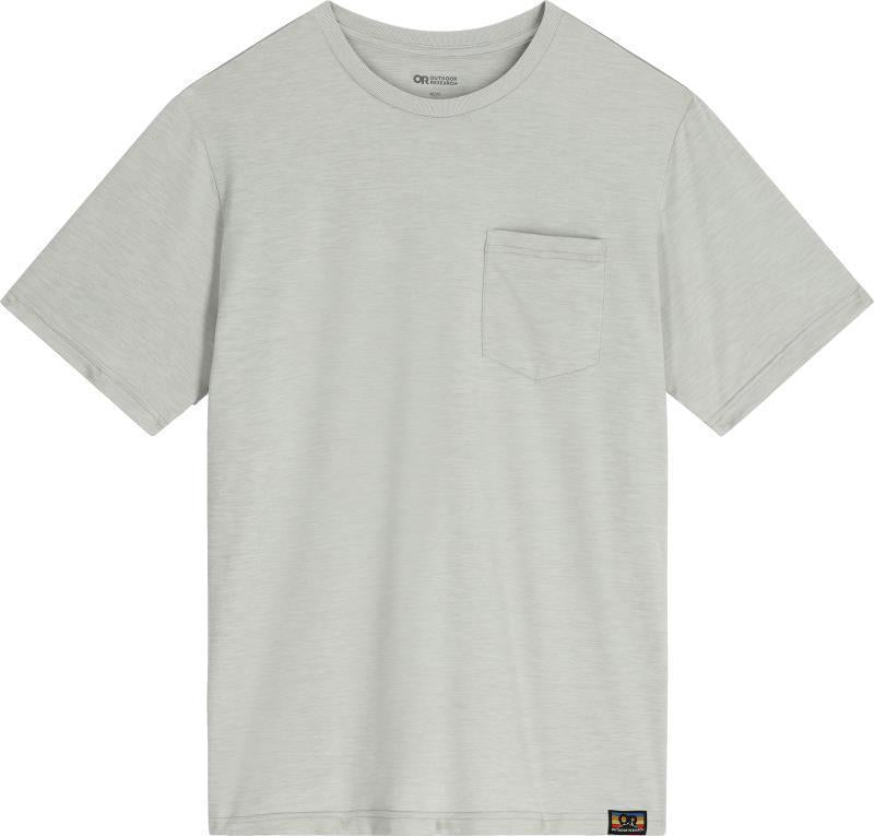 Essential Pocket T-Shirt - Mens - grey heather 1