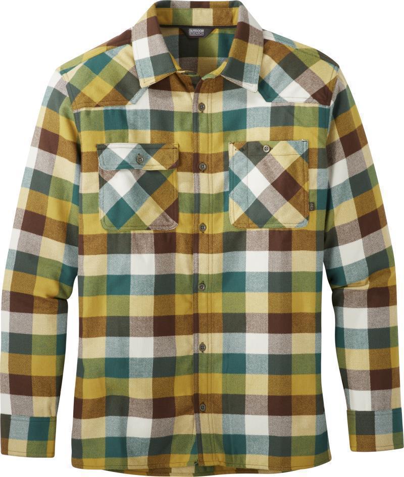 Feedback Flannel Shirt - Mens - Bark Plaid 1