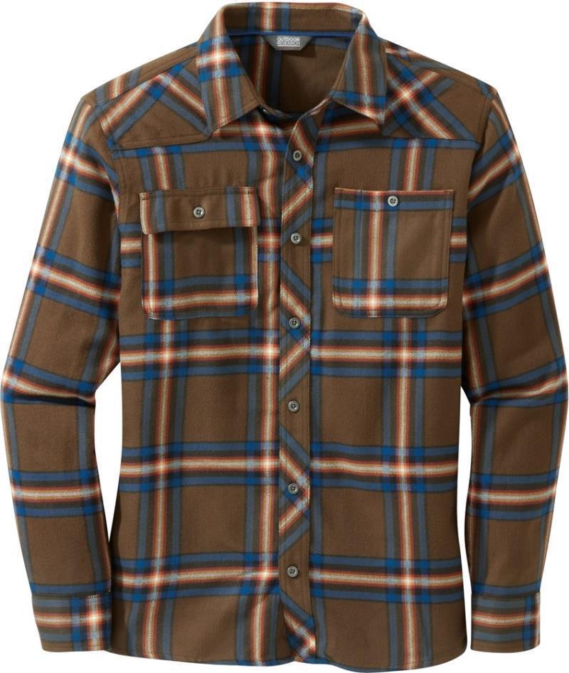 Feedback Flannel Shirt - Mens - Carob Plaid 1