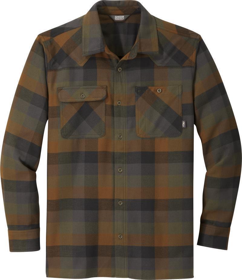 Feedback Flannel Shirt - Mens - Fatigue Plaid 1