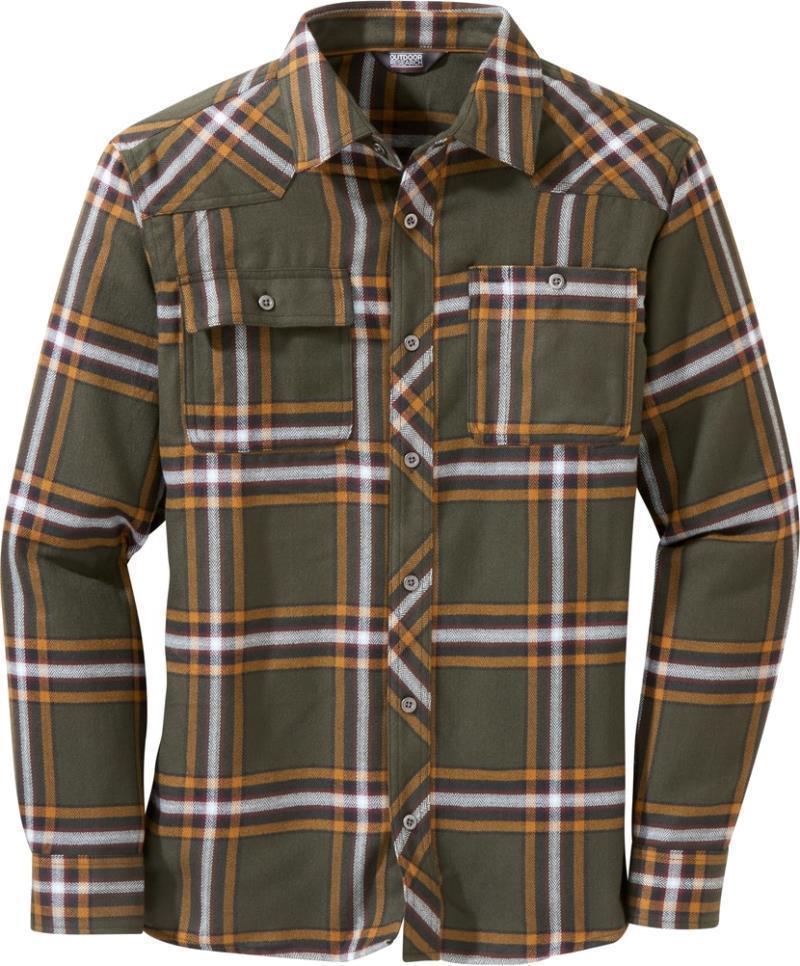 Feedback Flannel Shirt - Mens - Juniper Plaid 1