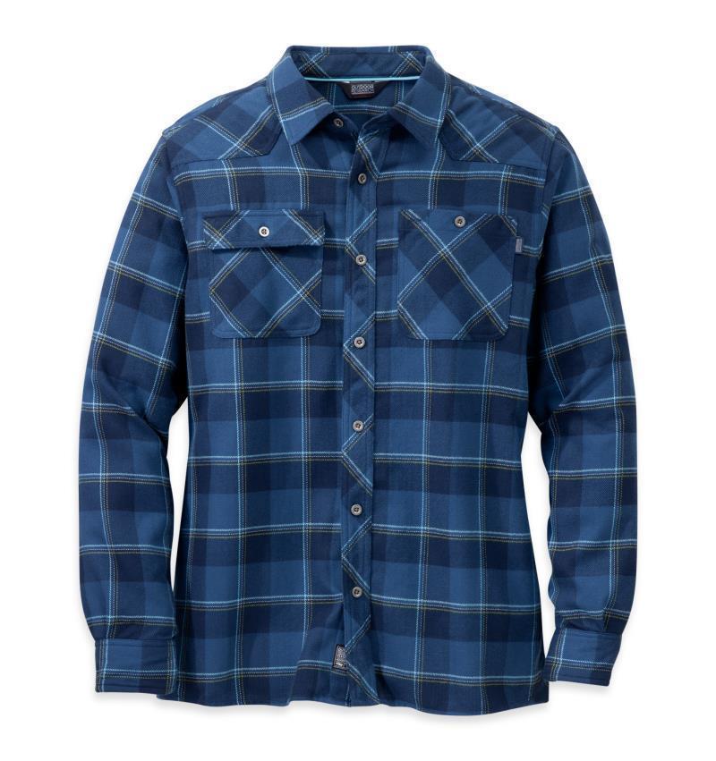 Feedback Flannel Shirt - Mens - Night 1