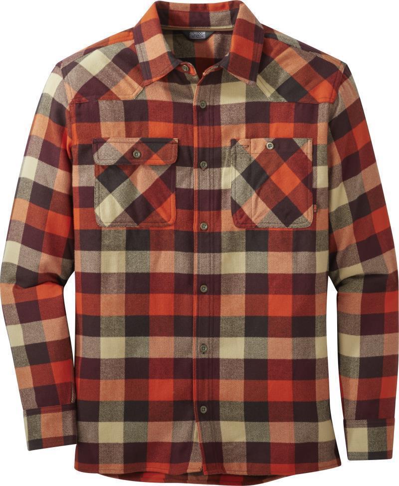 Feedback Flannel Shirt - Mens - Paprika Plaid 1