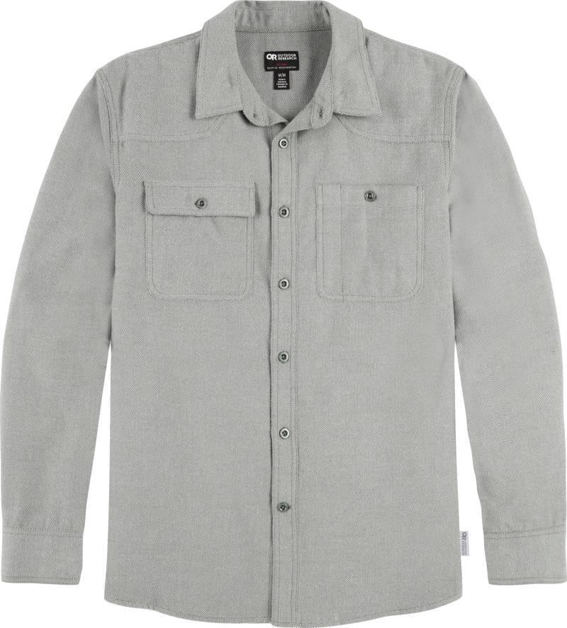 Feedback Flannel Shirt - Mens - Pewter 1